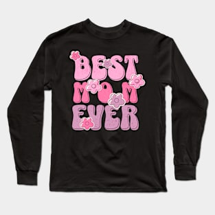 Best Mom Ever boho vintage design Long Sleeve T-Shirt